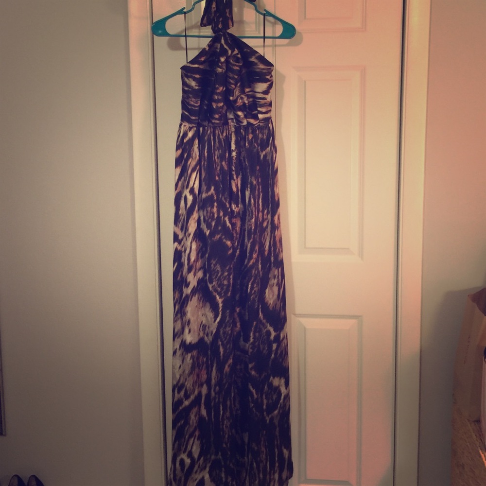 H&M halter maxi dress